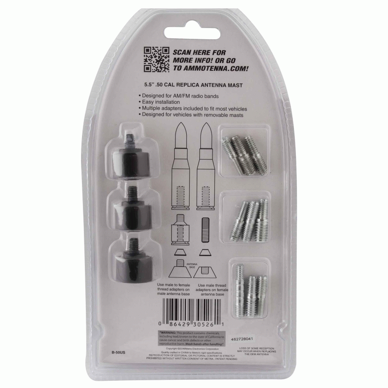 U.S. Flag Wrap - .50 Caliber Replica Antenna