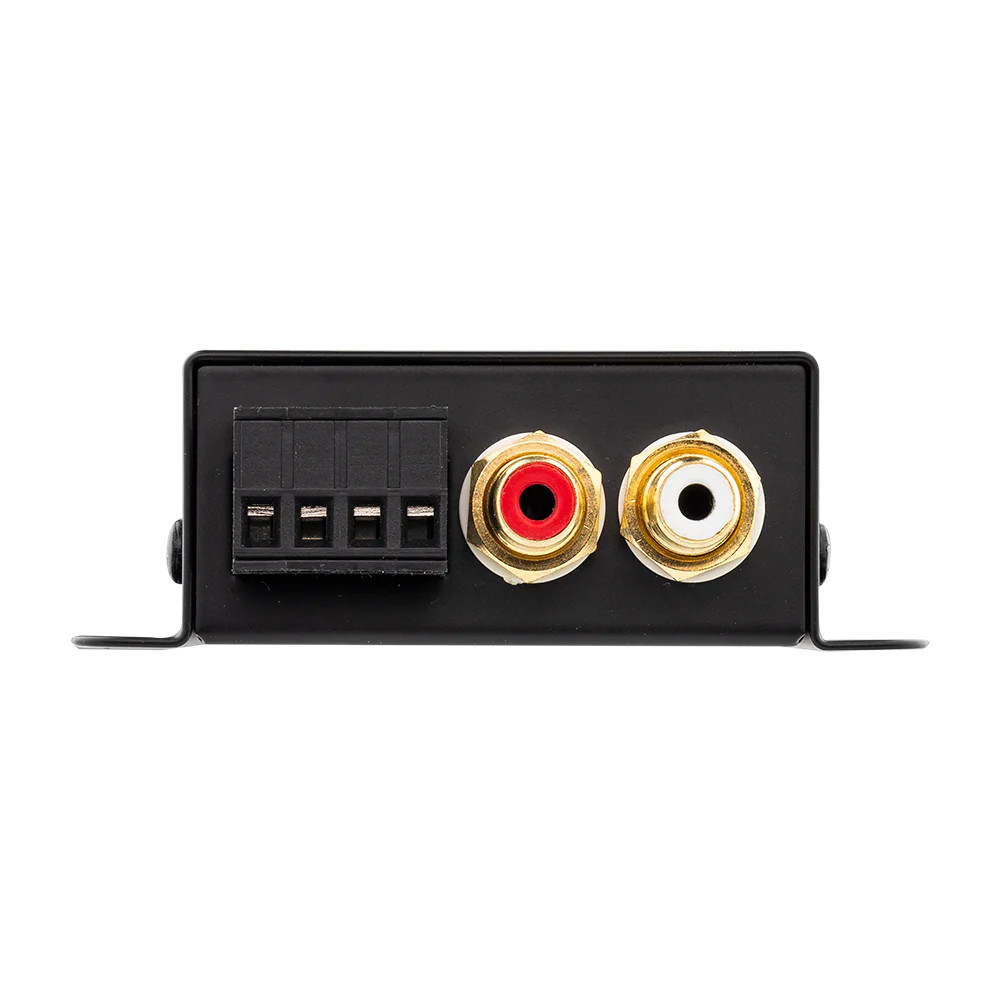 DS18 HIGH VOLT EXTERNAL PRE-AMP WITH CROSSOVER - 9V OUTPUT, LED CLIP INDICATOR, TIFFANY RCA CONNECTORS