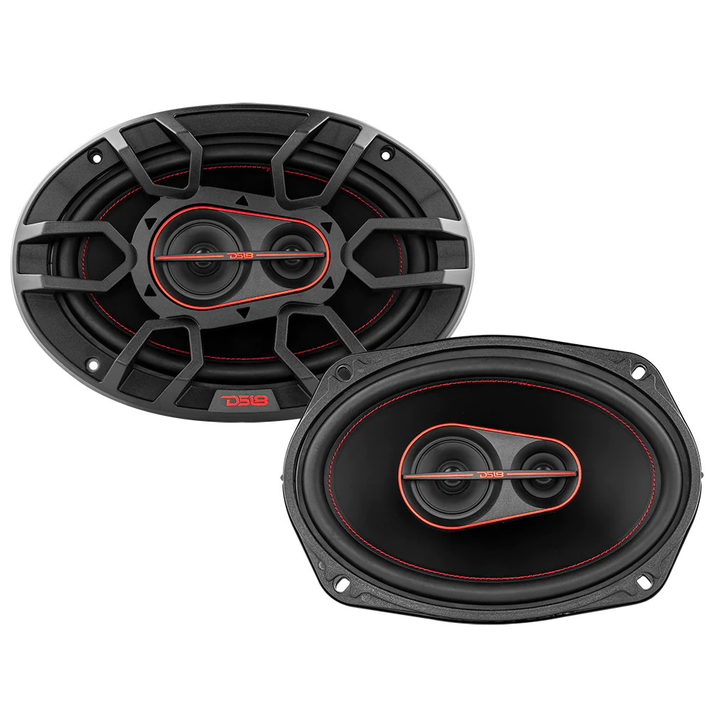DS18 GEN-X SERIES 6" X 9" 4 WAY COAXIAL SPEAKERS 180 WATTS 4 OHM