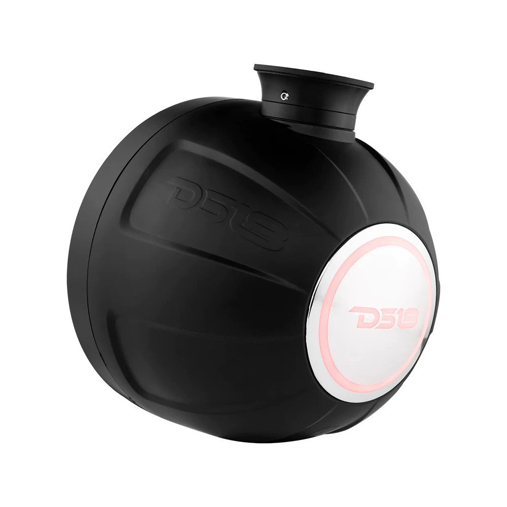 HYDRO 8" ULTRA Slim Wakeboard Pod Tower Speaker with Integrated RGB LED Lights 375 Watts BLACK Pair