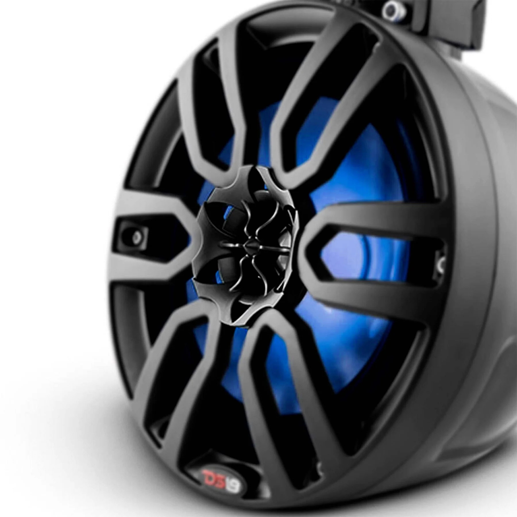 HYDRO 8" ULTRA Slim Wakeboard Pod Tower Speaker with Integrated RGB LED Lights 375 Watts BLACK Pair