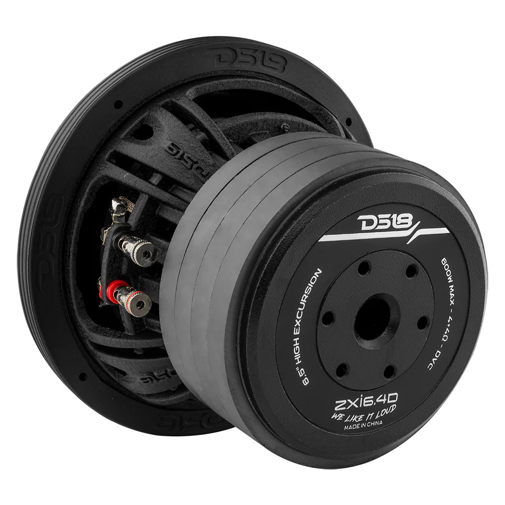 DS18 ZXI High Excursion 6.5" Subwoofer 700W Watts Dvc 4-Ohm 4 Magnets
