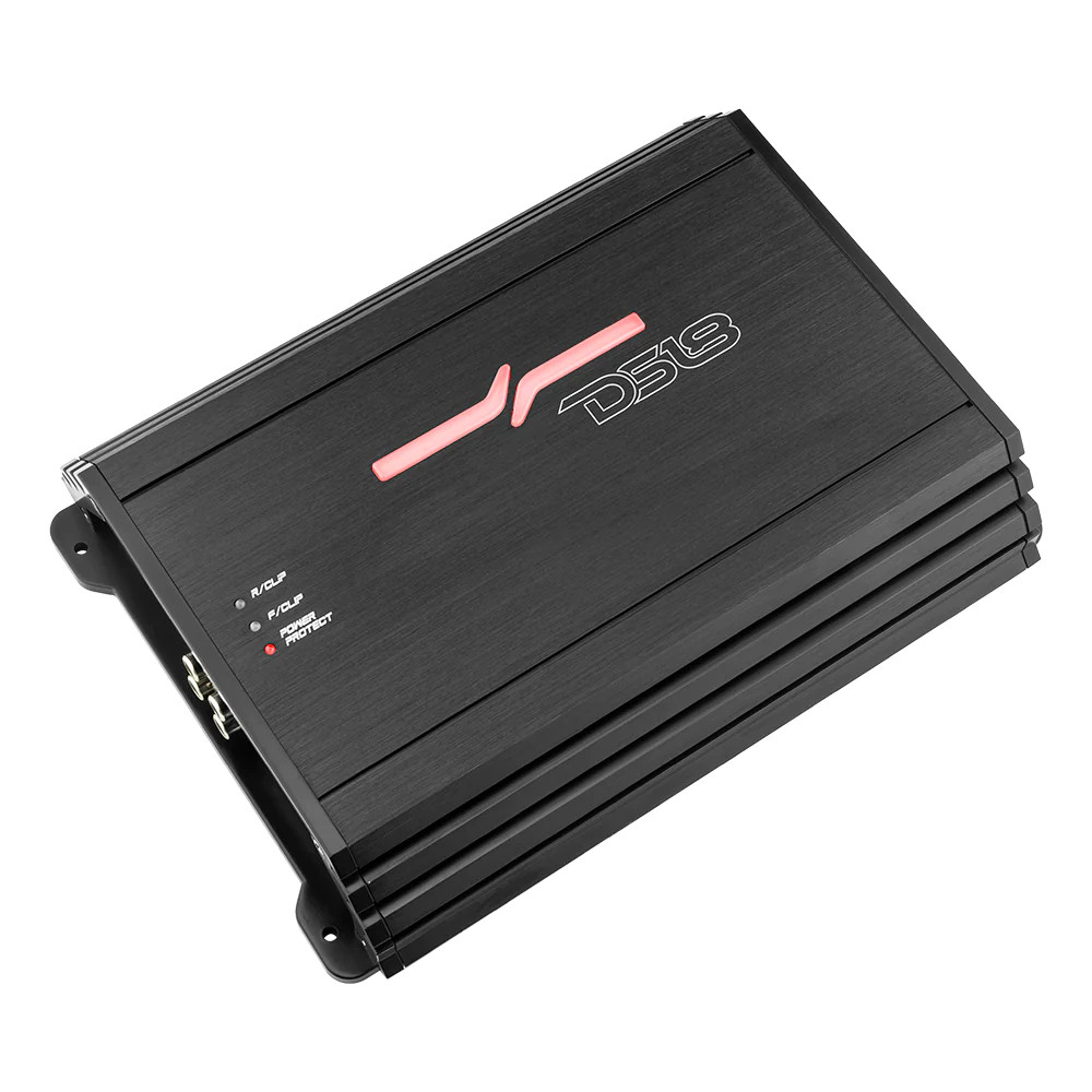 DS18 ZR Full-Range Class D 4-Channel Amplifier 200X4 Watts Rms @ 4-ohm
