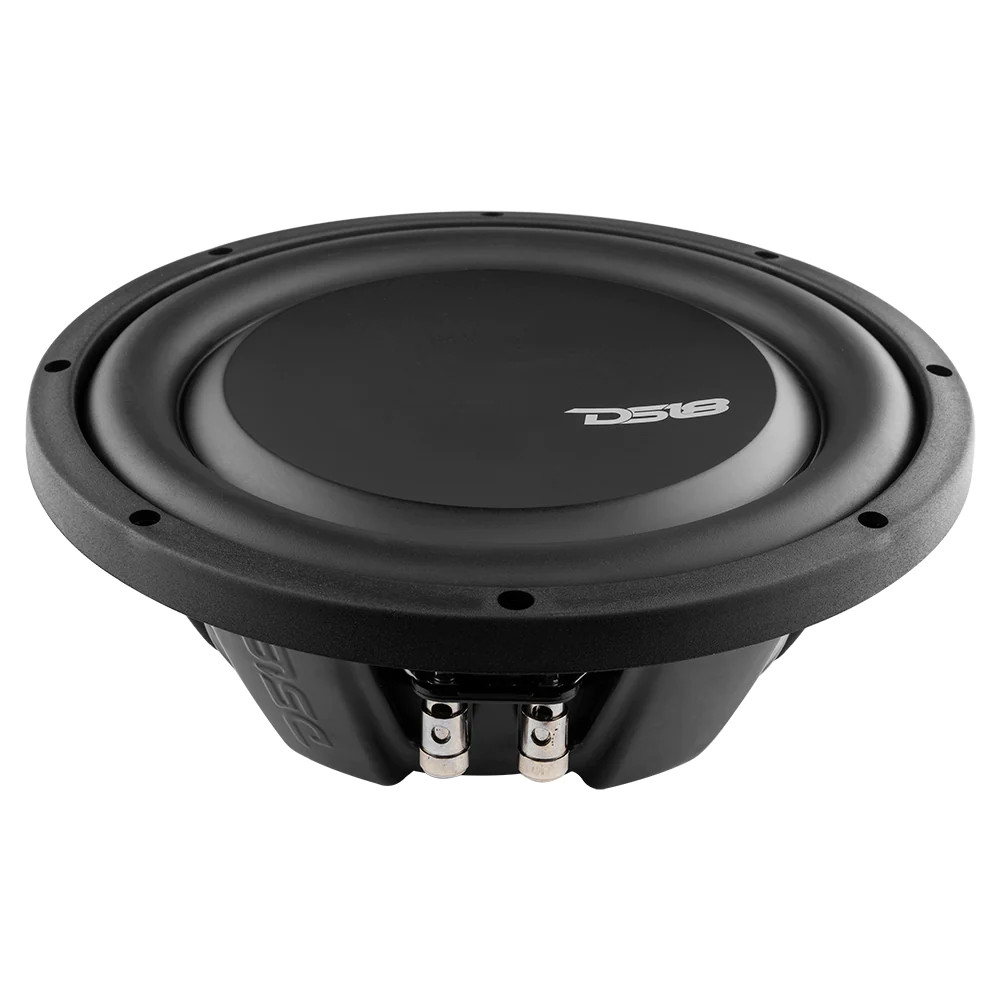 DS18 WATER RESISTANT  10" SHALLOW SUBWOOFER 1000 WATTS RMS DUAL 2 OHM