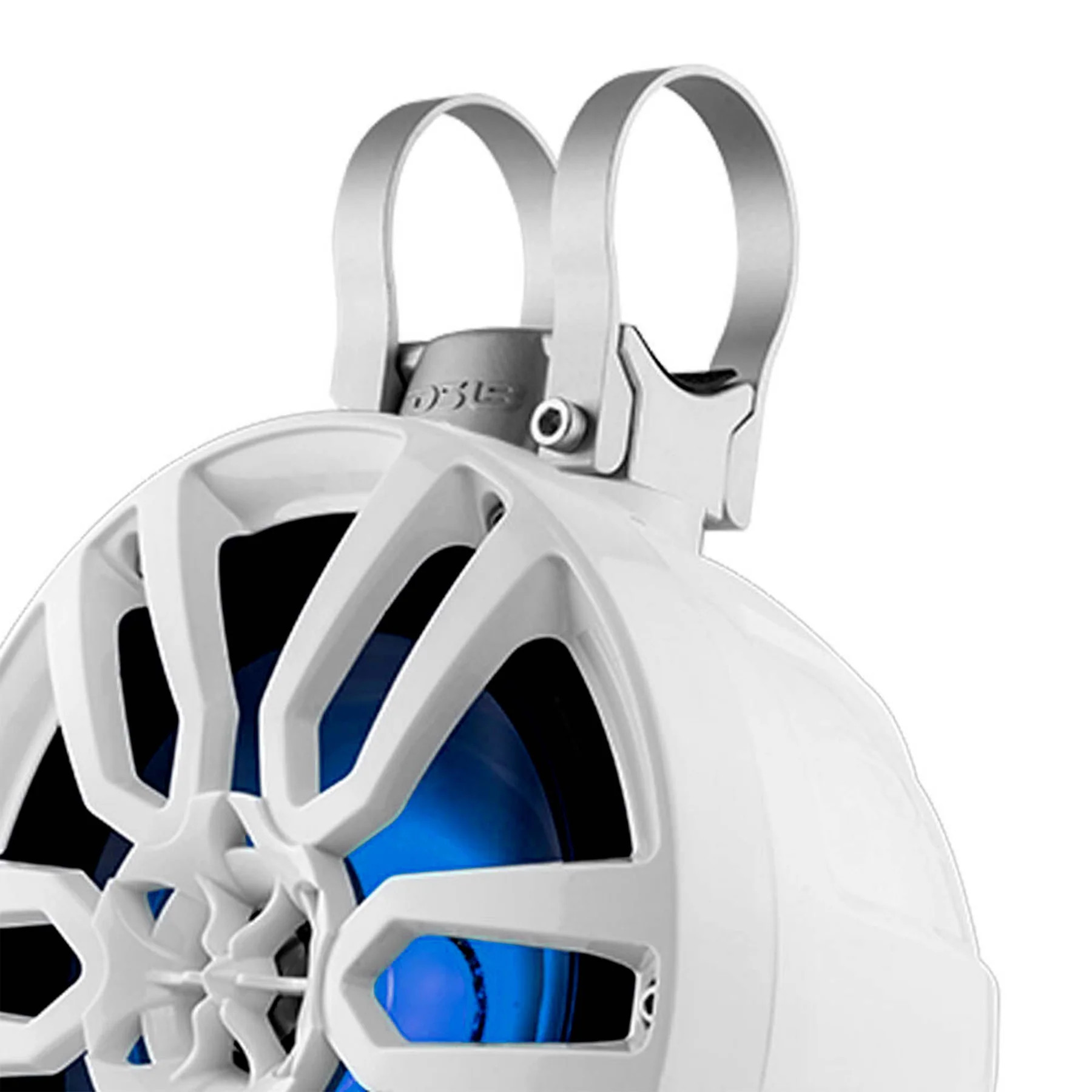 HYDRO 8" ULTRA Slim Wakeboard Pod Tower Speaker with Integrated RGB LED Lights 375 Watts WHITE/Pair