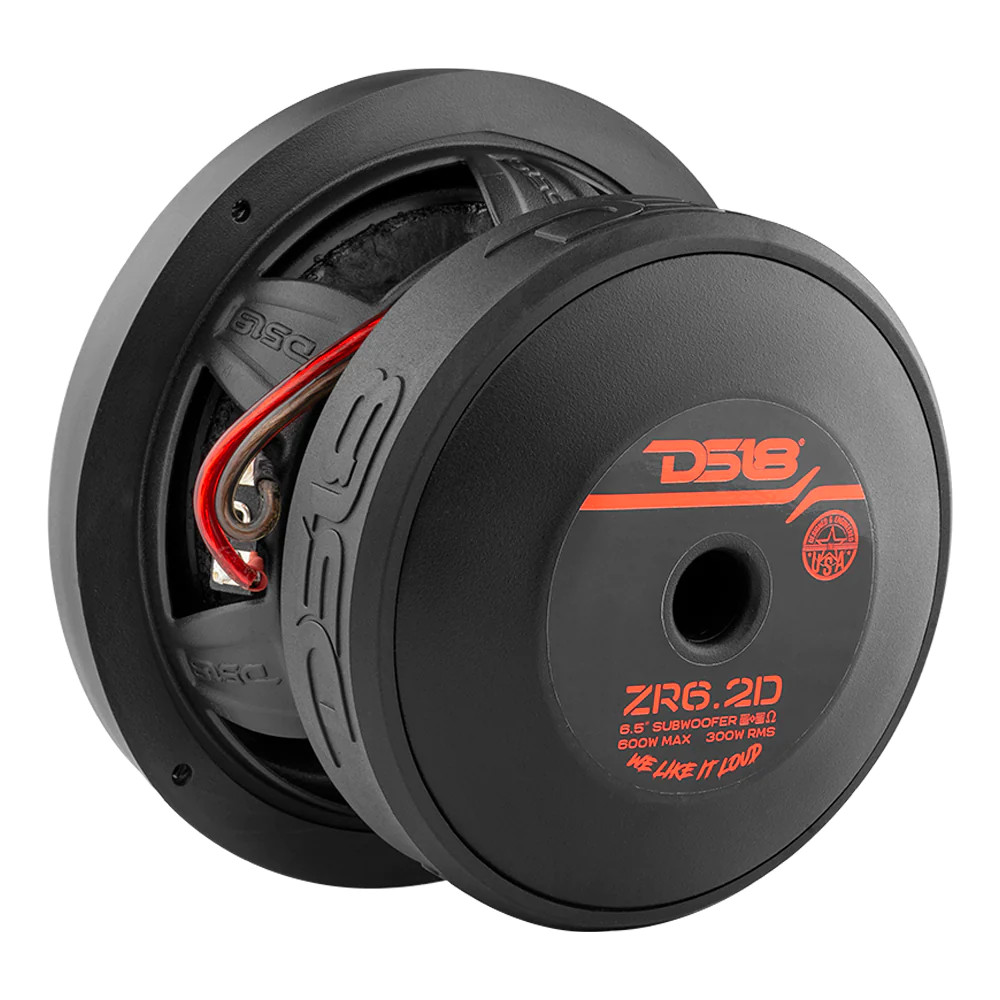 DS18 ZR 6" Subwoofer with 1000 Watts Dvc 2-Ohm
