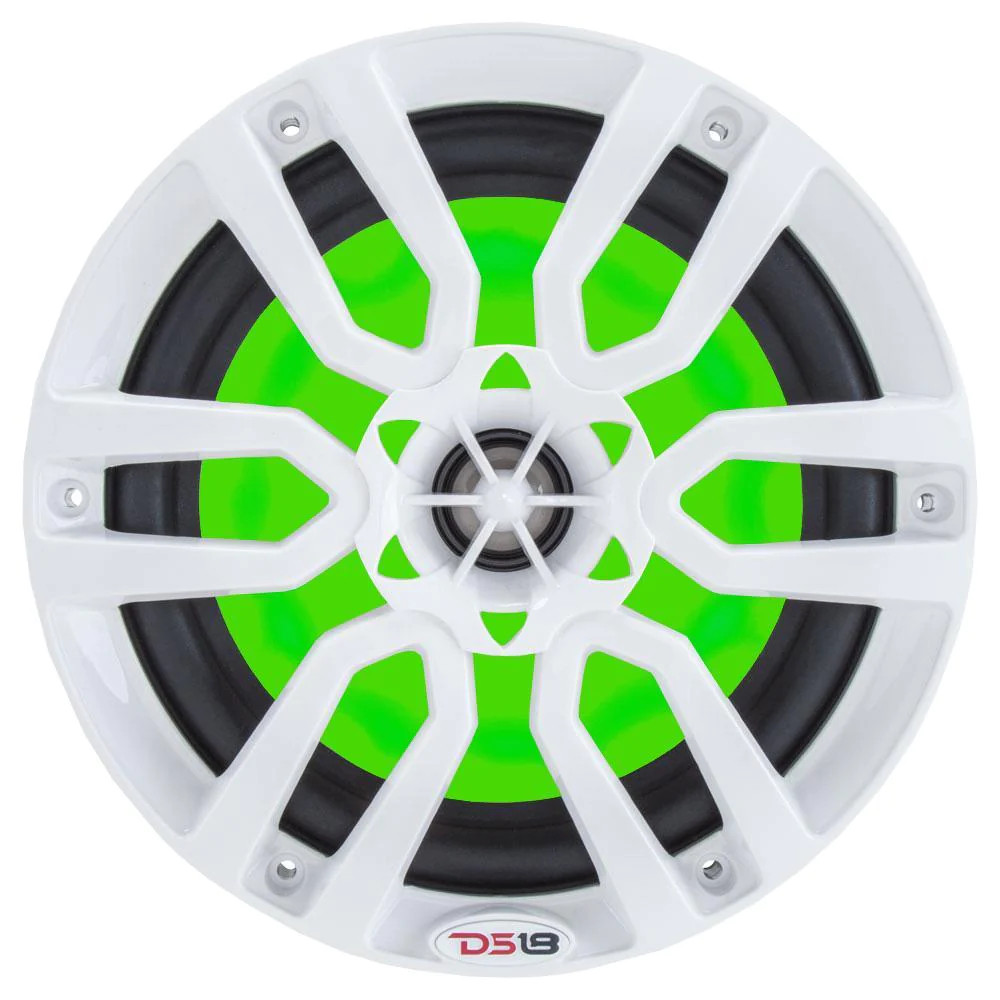 DS18 HYDRO MARINE / ATV / UTV COAXIAL 6' SPEAKERS W/ BUILT IN RGB LED LIGHTING