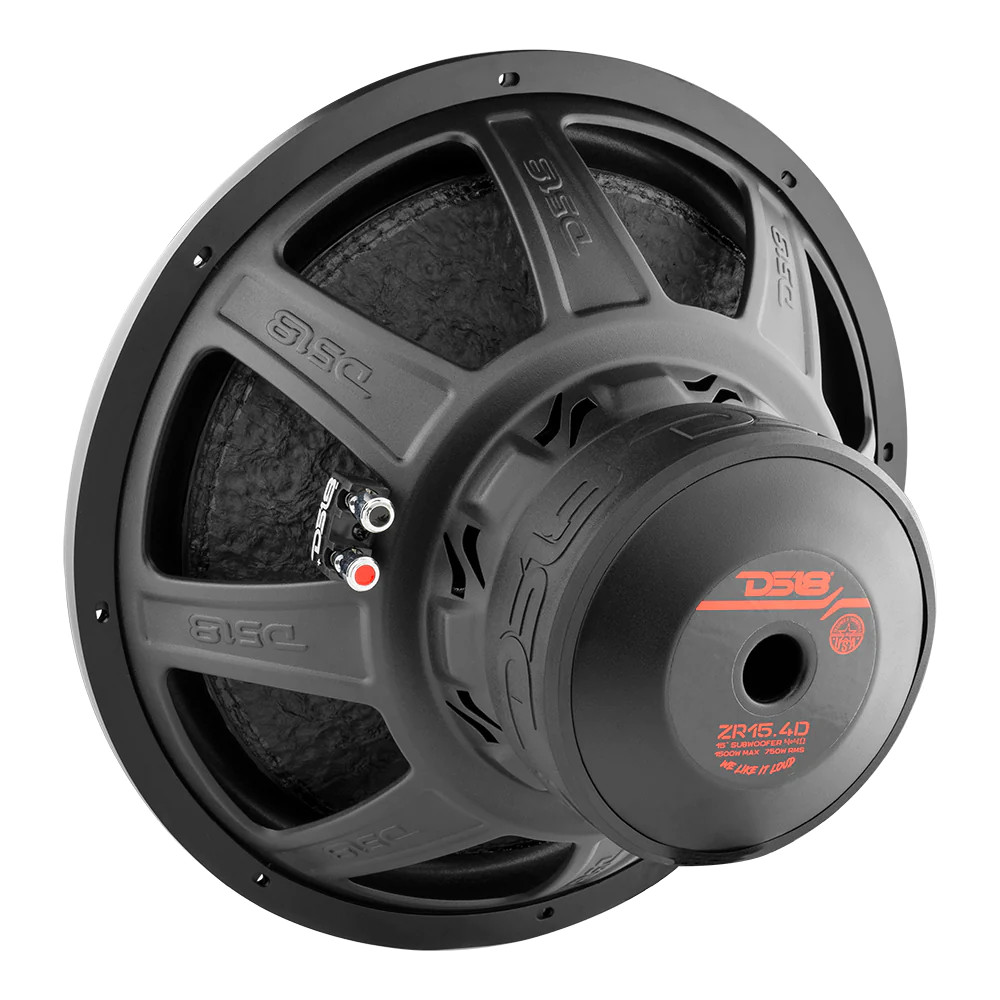 DS18 ZR 15" Subwoofer with 1500 Watts Dvc 4-Ohm