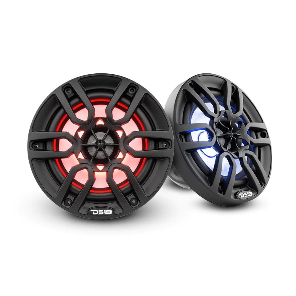 DS18 HYDRO MARINE 6.5" COAXIAL SPEAKERS WITH RGB LEDS