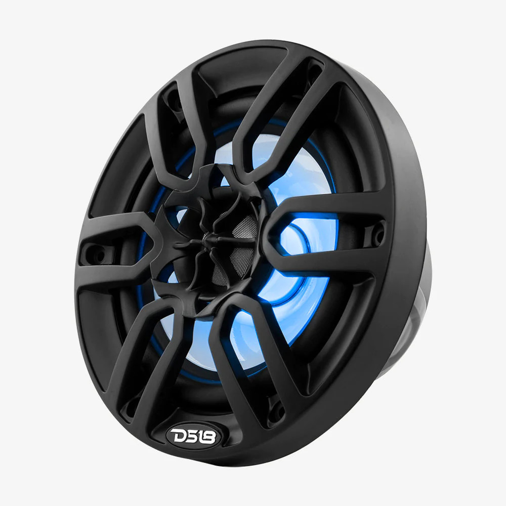 DS18 HYDRO MARINE 6.5" COAXIAL SPEAKERS WITH RGB LEDS