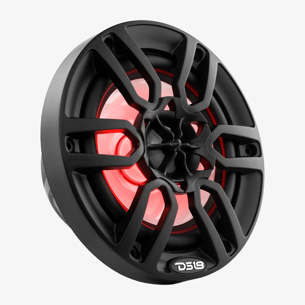 DS18 HYDRO MARINE 6.5" COAXIAL SPEAKERS WITH RGB LEDS