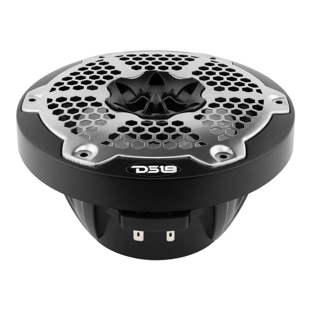 DS18 HYDRO 6.5" 2 WAY MARINE SPEAKER WITH BUILT IN RGB LED LIGHTING - BLACK