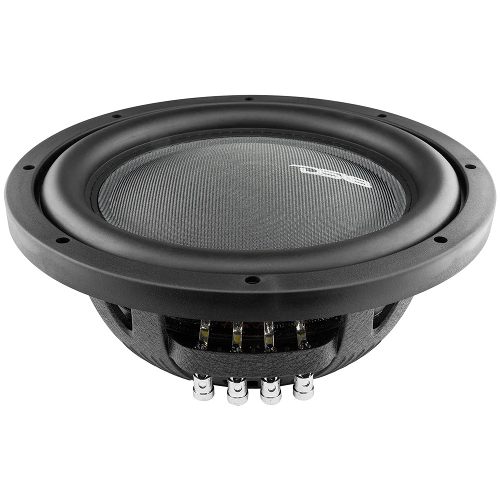 DS18 12" SHALLOW SUBWOOFER 1200W DUAL 2 OHM VOICE COILS