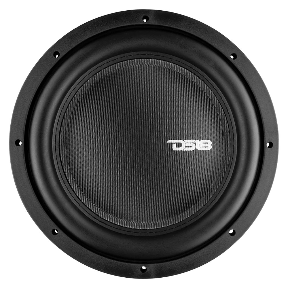 DS18 12" SHALLOW SUBWOOFER 1200W DUAL 2 OHM VOICE COILS