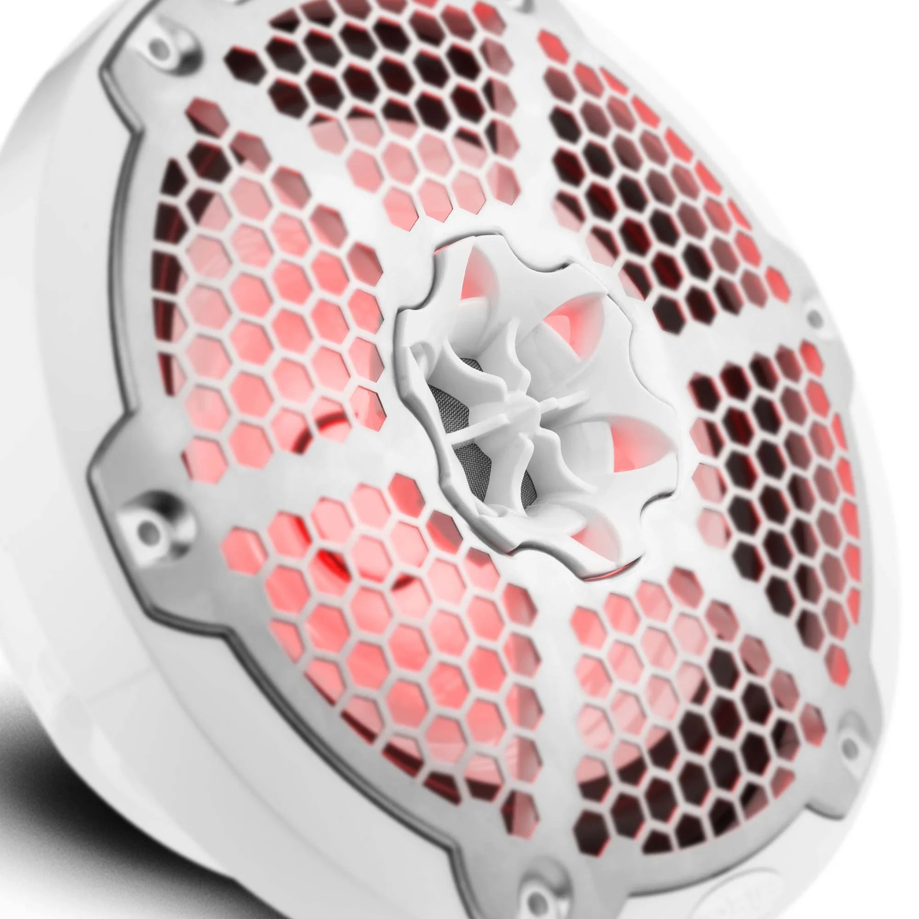 DS18 HYDRO 8" 2 WAY MARINE SPEAKER WITH BUILT IN RGB LED LIGHTING - WHITE