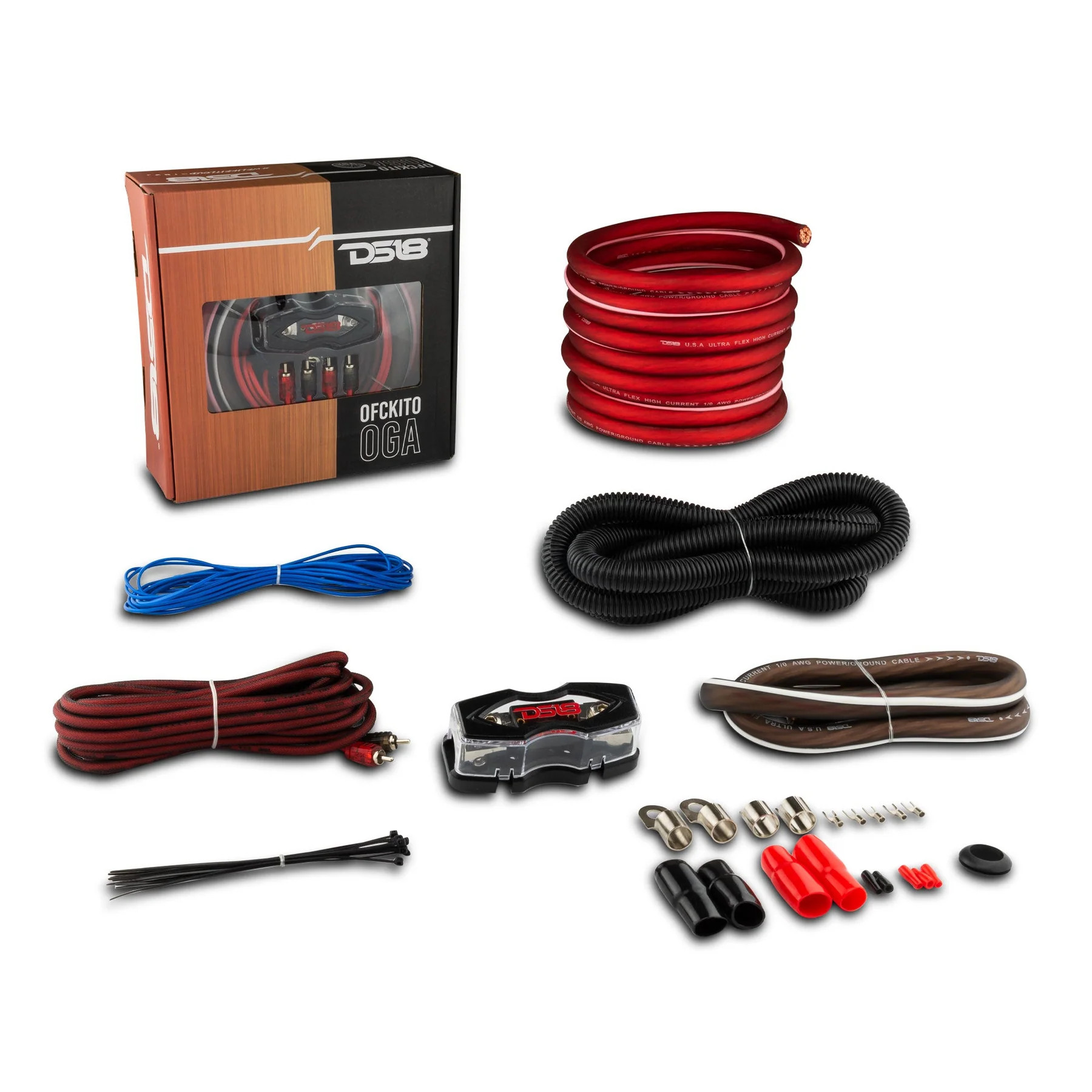 DS18 0GA TRUE GAUGE OFC AMPLIFIER WIRING KIT