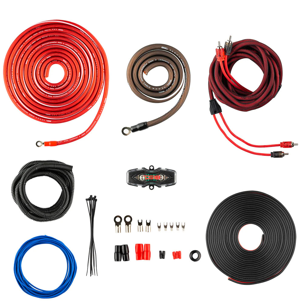 DS18 4GA TRUE GAUGE OFC AMPLIFIER WIRING KIT
