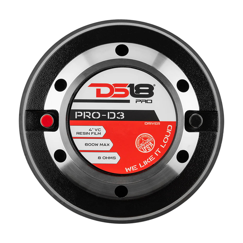 DS18 4" FILM DIAPHRAM DRIVER 300W RMS / 600W MAX 8 OHMS