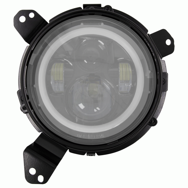 HEISE JEEP JL 7' TO 9' ROUND HEADLIGHT ADAPTER KIT