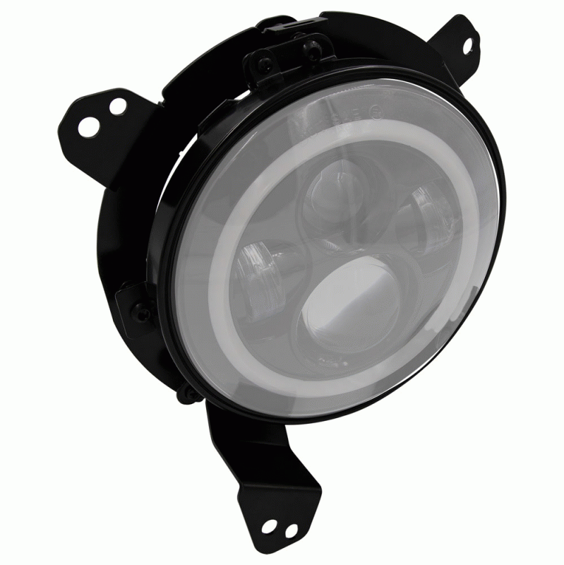 HEISE JEEP JL 7' TO 9' ROUND HEADLIGHT ADAPTER KIT