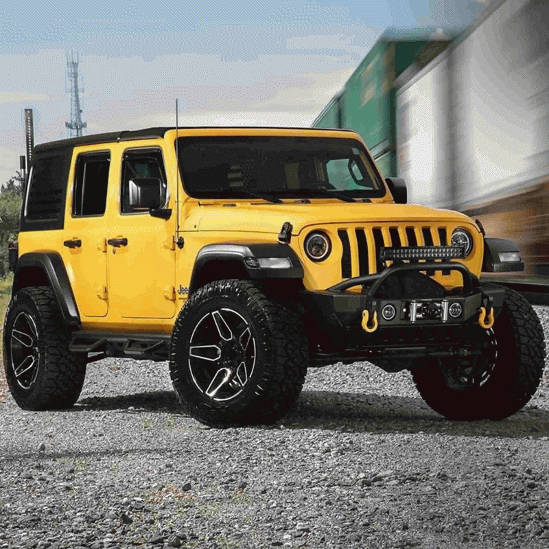 HEISE JEEP JL 7' TO 9' ROUND HEADLIGHT ADAPTER KIT