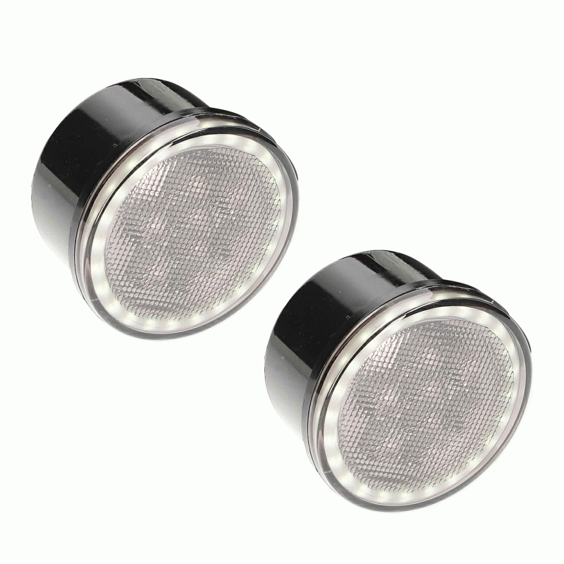 LED Turn Signal with Halo - Amber - Jeep JK 2007-2018