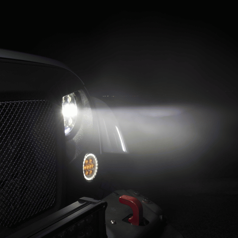 HEISE RGB Backlit 7" LED Light - 7 Inch, 15 LED