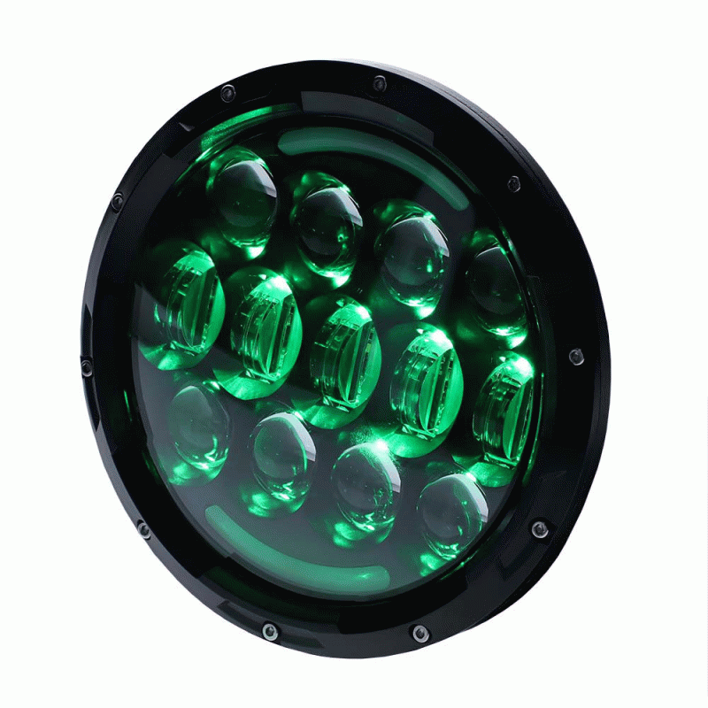 HEISE RGB Backlit 7" LED Light - 7 Inch, 15 LED