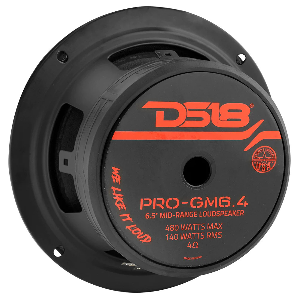 DS18 GENESIS SERIES 6.5" 4 OHM PRO AUDIO MIDRANGE SPEAKER