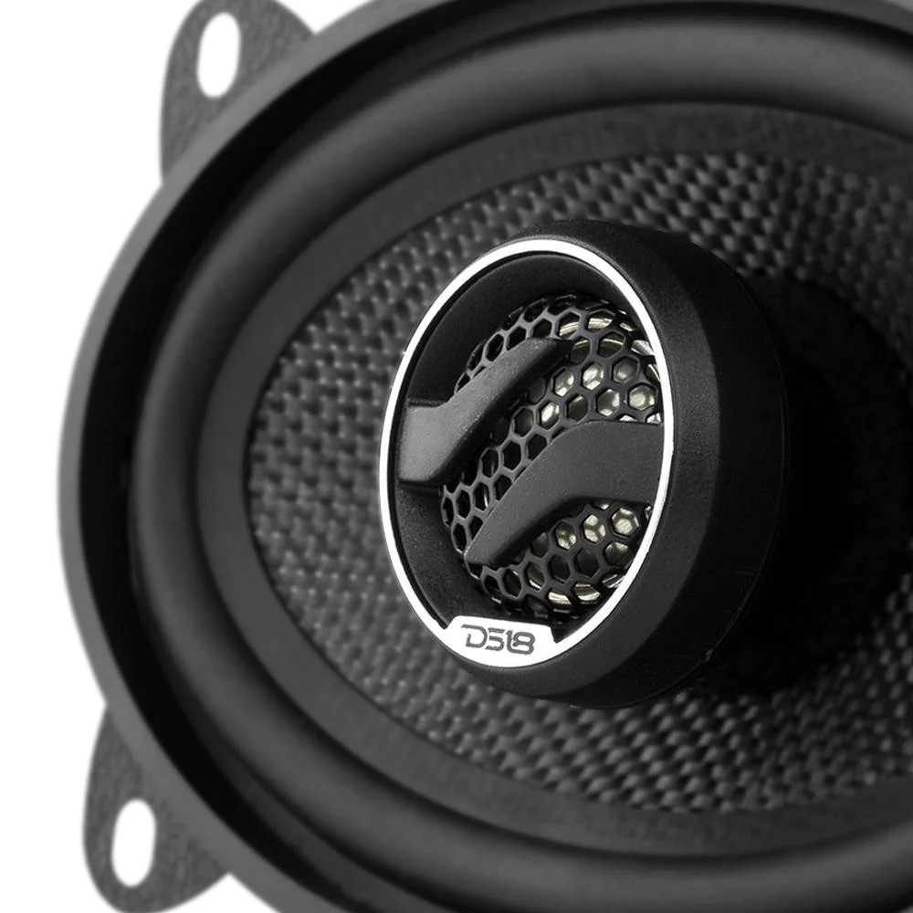 DS18 ZXI 4x6" 2-Way Coaxial Speakers with Kevlar Cone 180 Watts 4-Ohm