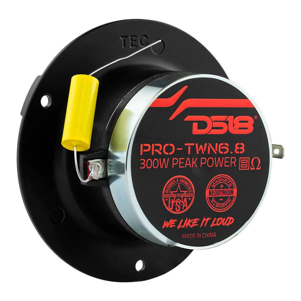 DS18 PRO HIGH COMPRESSION NEODYNIUM  TWEETER 1.25" VOICE COIL 8 OHM - EACH