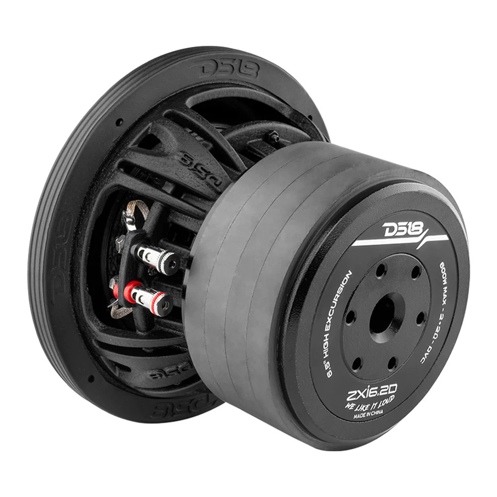 DS18 ZXI HIGH EXCURSION 6.5" SUBWOOFER 700W DVC DUAL 2 OHM VOICE COILS