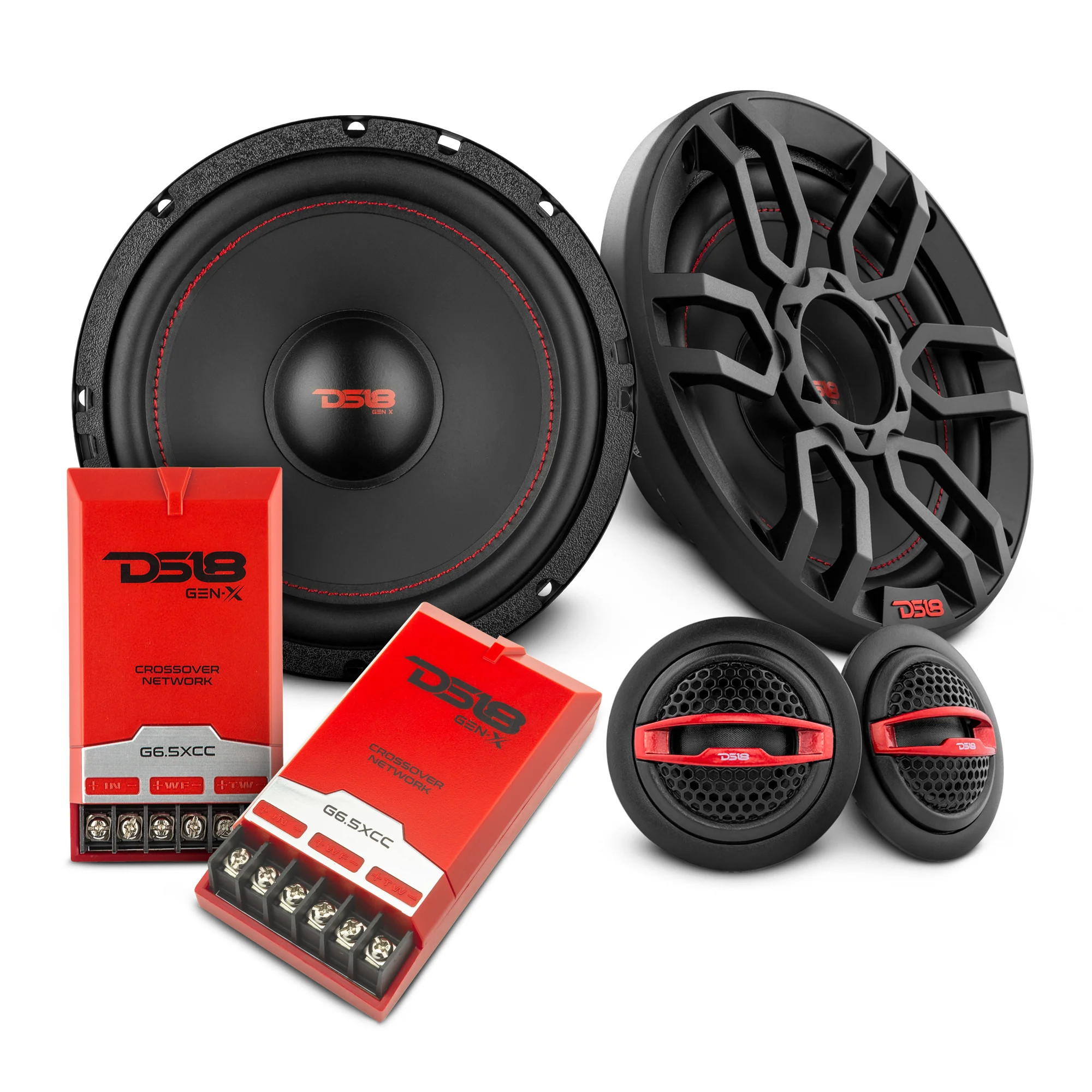 DS18 GEN-X 6.5" 2 WAY COMPONENT SPEAKER SYSTEM 150 WATTS 4 OHM