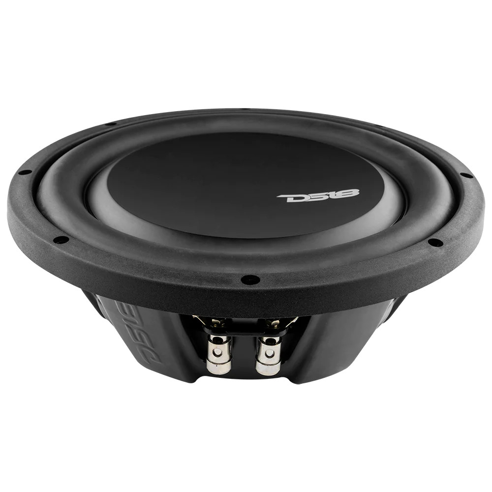 DS18 WATER RESISTANT 10" SHALLOW SUBWOOFER 400W RMS DUAL 4OHM