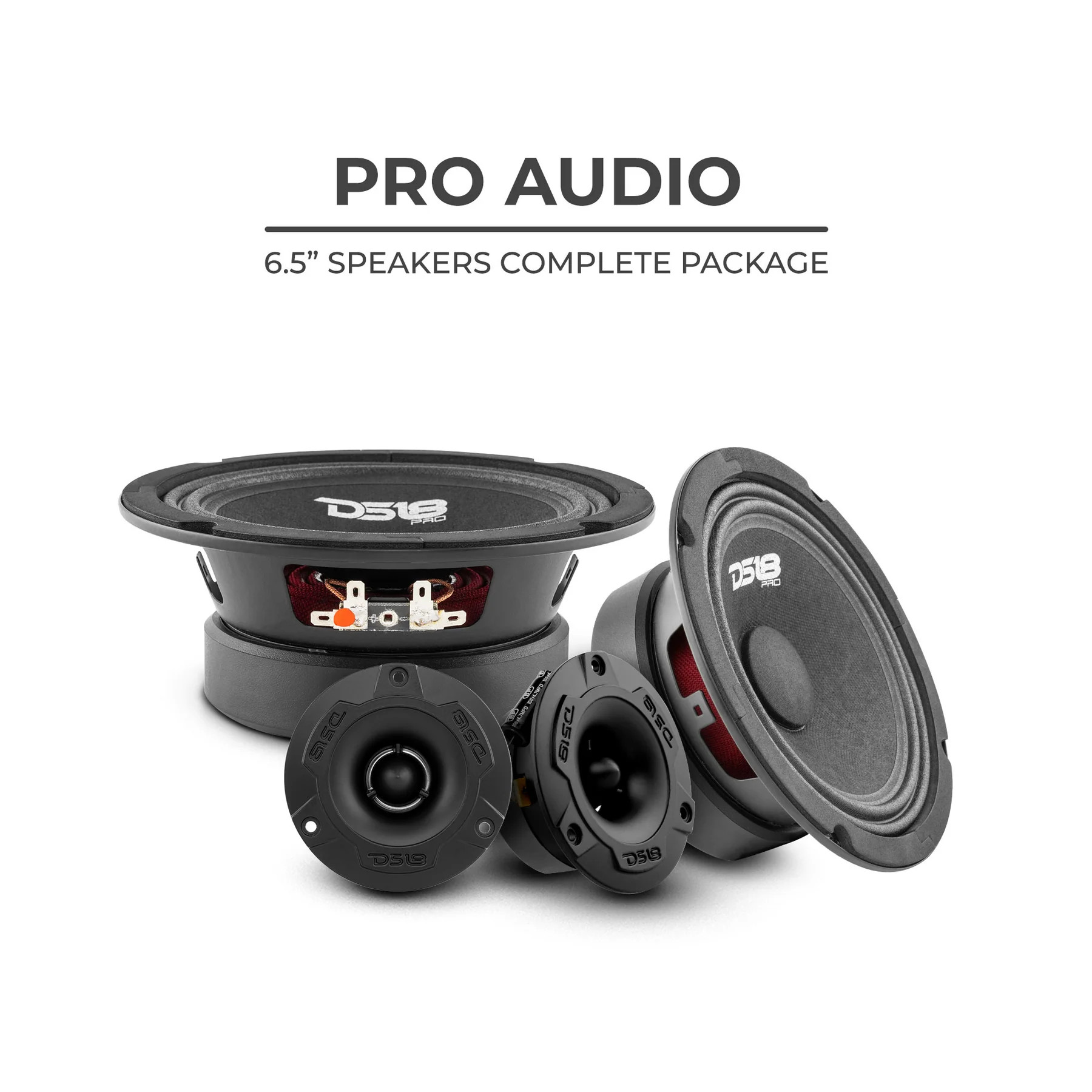 2 X PRO-GM6.4 + Pair Of PRO-TW120 Package