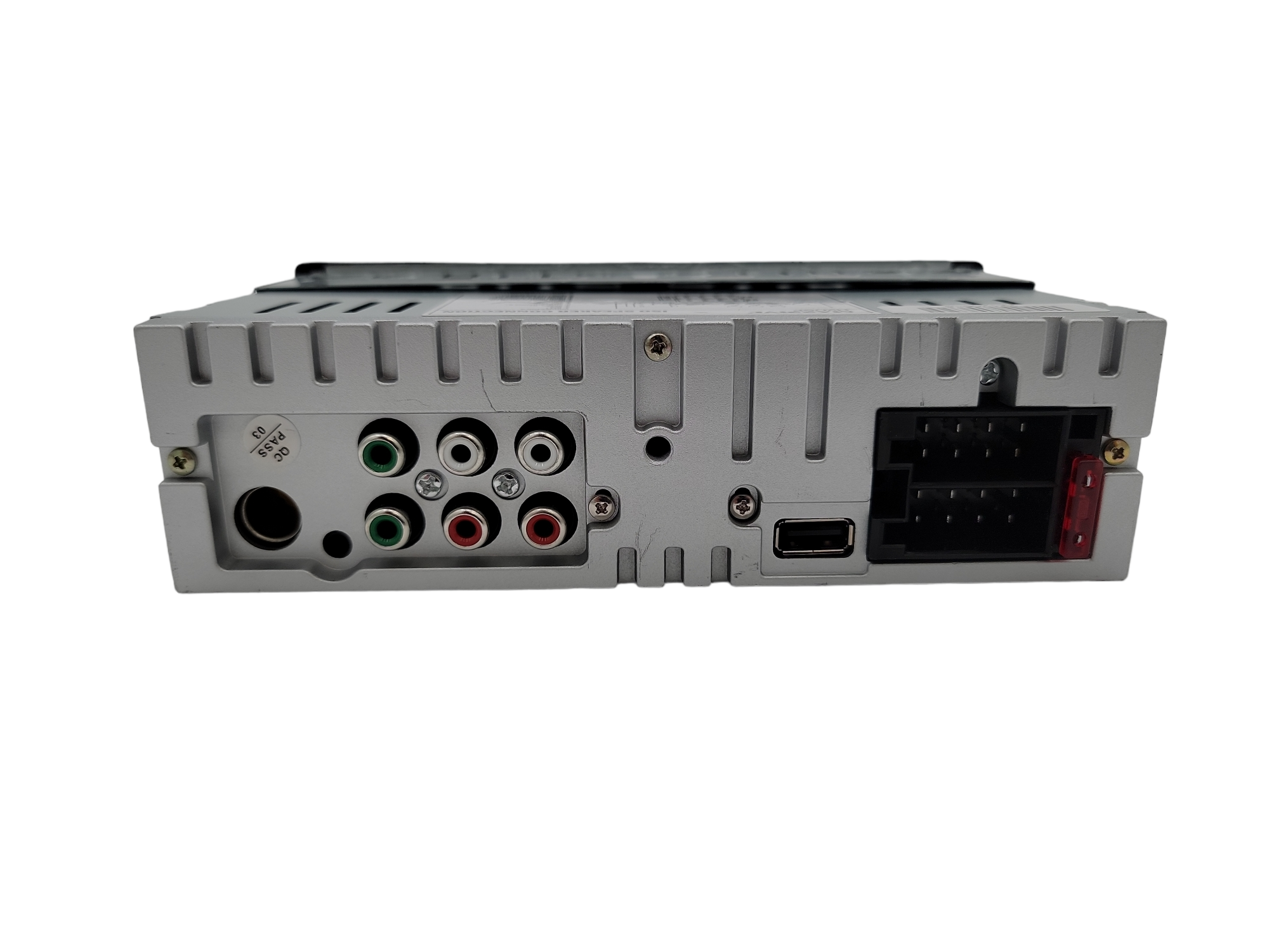 MASSIVE AUDIO FULL WIRELESS, BLUETOOTH, DSP, MULTIMEDIA RECEIVER, 5V PRE-AMP OUTPUTS F/R/S, DUAL SUBWOOFER OUTPUTS WITH X-OVERS, REMOTE CONTROL, 50W X 4, USB/SD/AUX/EQ/AM/FM