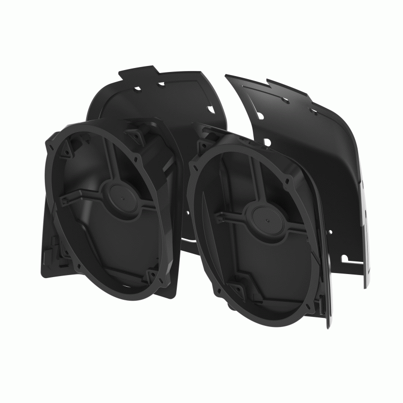 Saddlebag Lid Dual Speaker Adapter - 6x9 Inch Harley-Davidson