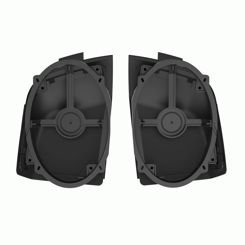 Saddlebag Lid Dual Speaker Adapter - 6x9 Inch Harley-Davidson