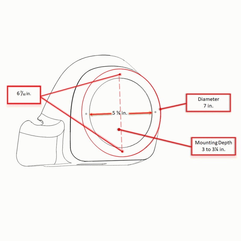 Lower Fairing Speaker Pods Harley Davidson 2014-2018