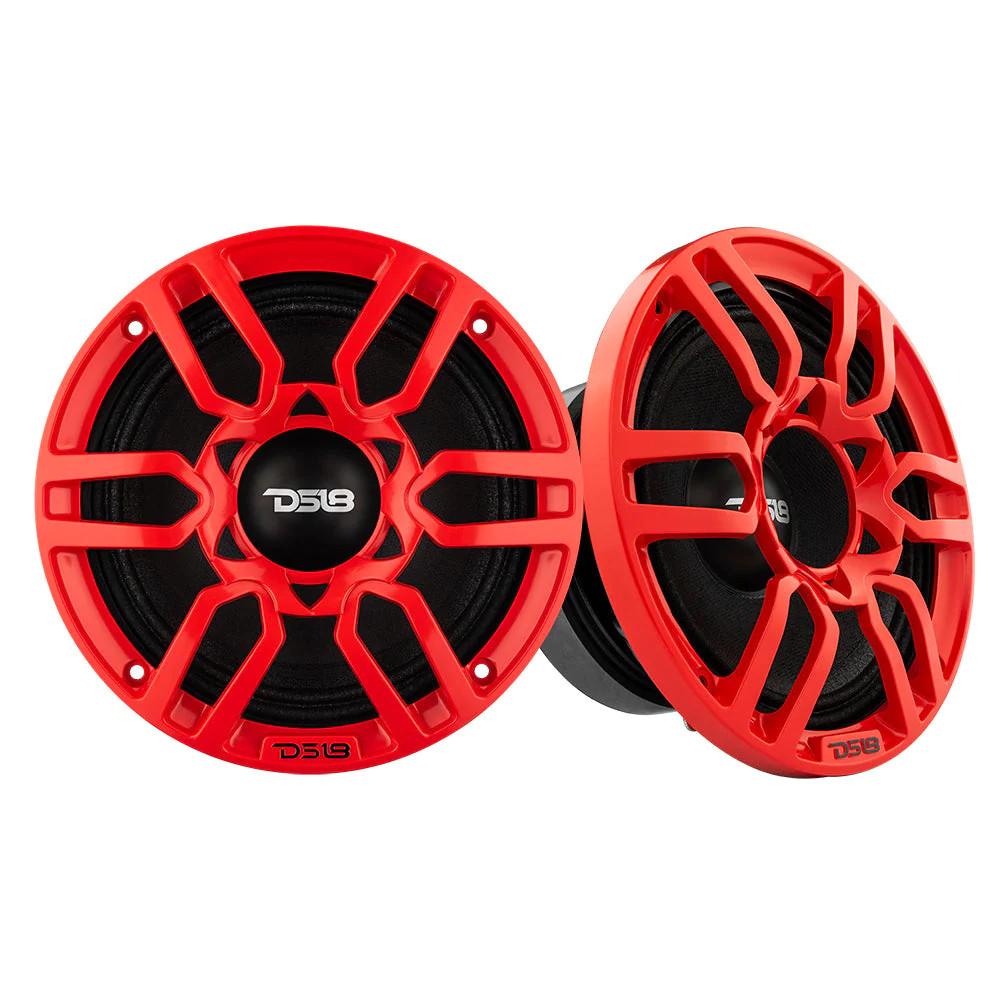 DS18 6" GRILL - RED PAIR