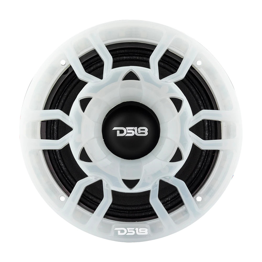 DS18 PRO-GRILL6RGB Universal 6.5" Speaker Grill Cover With RGB LED Lights