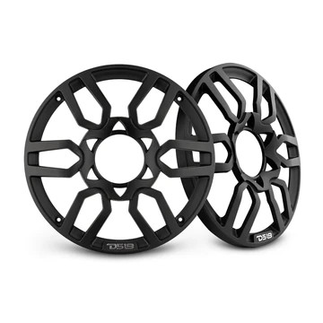 PRO Universal 8" Plastic Speaker Grill Cover - Black (PAIR)