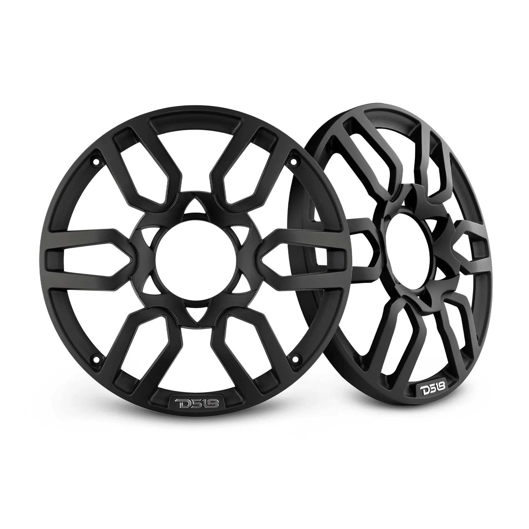 PRO Universal 8" Plastic Speaker Grill Cover - Black (PAIR)