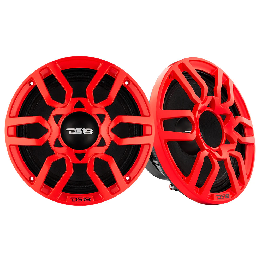 DS18 8" GRILL RED 1 PAIR