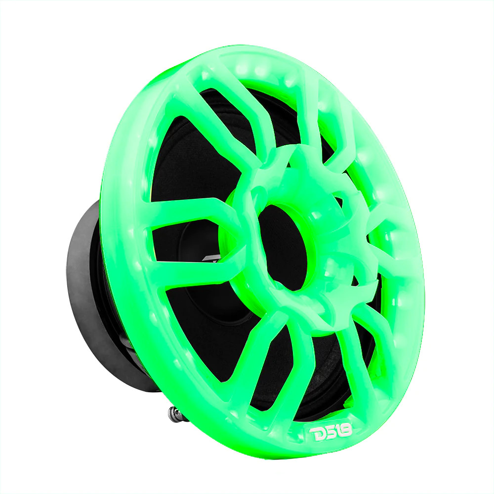 DS18 PRO UNIVERSAL 8" SPEAKER GRILL WITH BUILT IN RGB LED LIGHTING - EACH