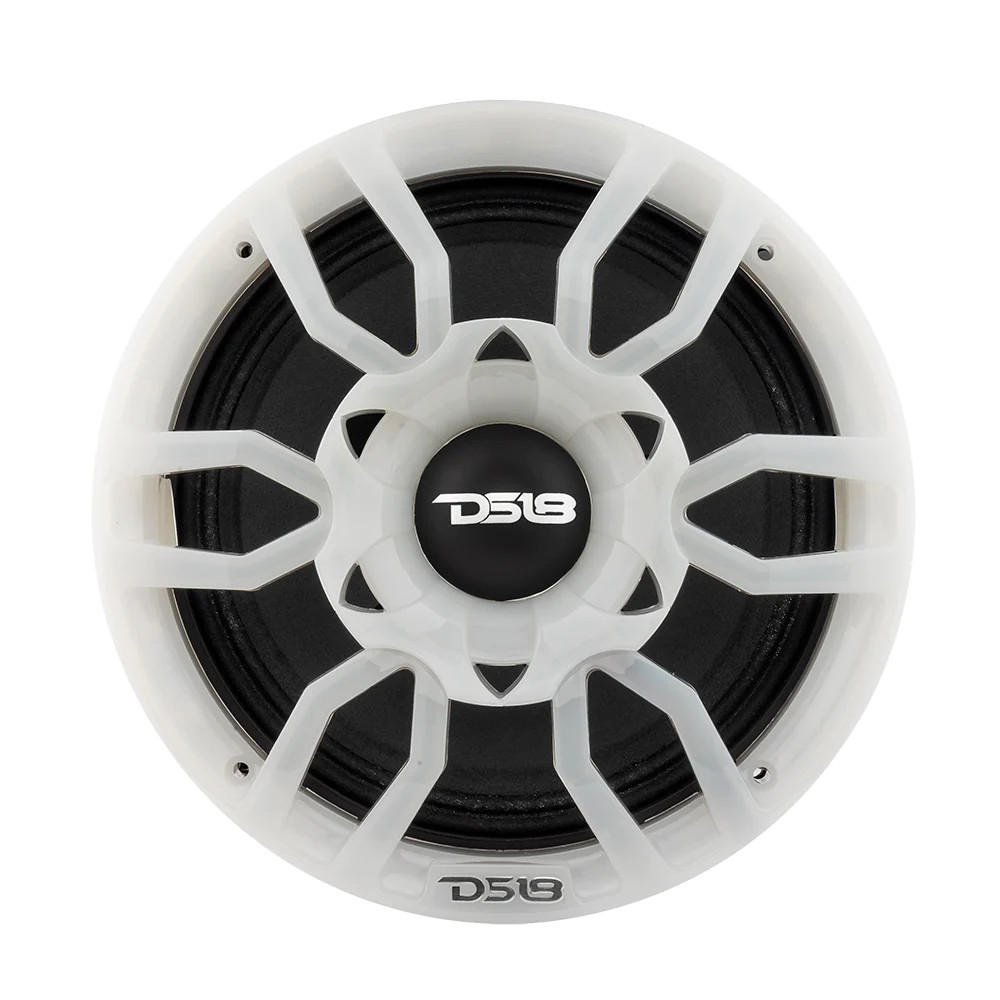 DS18 PRO UNIVERSAL 8" SPEAKER GRILL WITH BUILT IN RGB LED LIGHTING - EACH