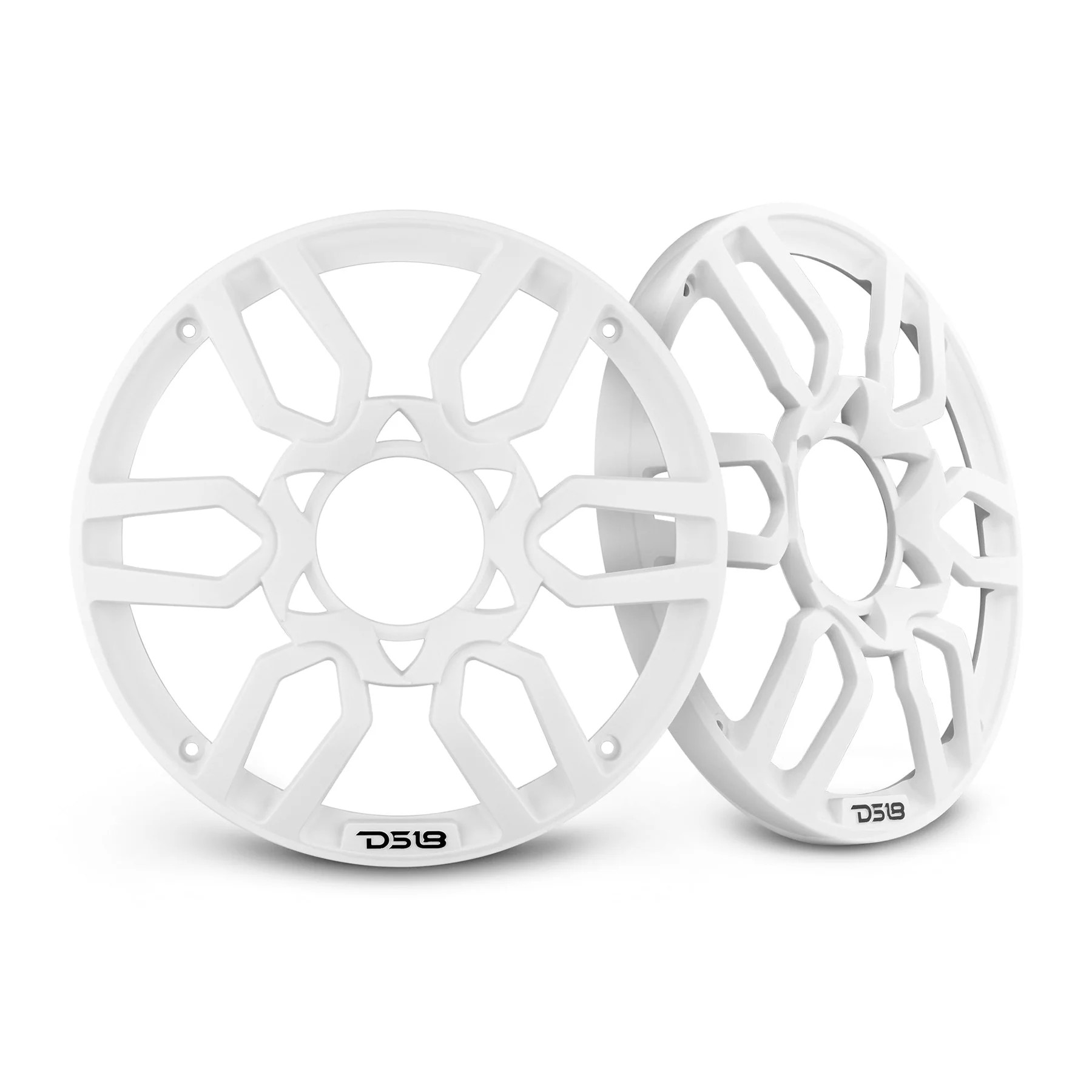 DS18 8" WHITE GRILLS - 1PR