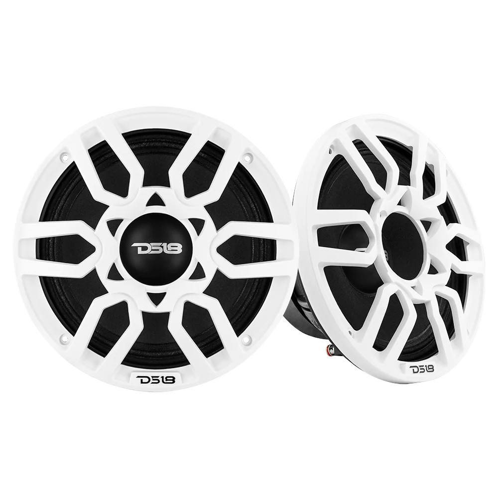 DS18 8" WHITE GRILLS - 1PR