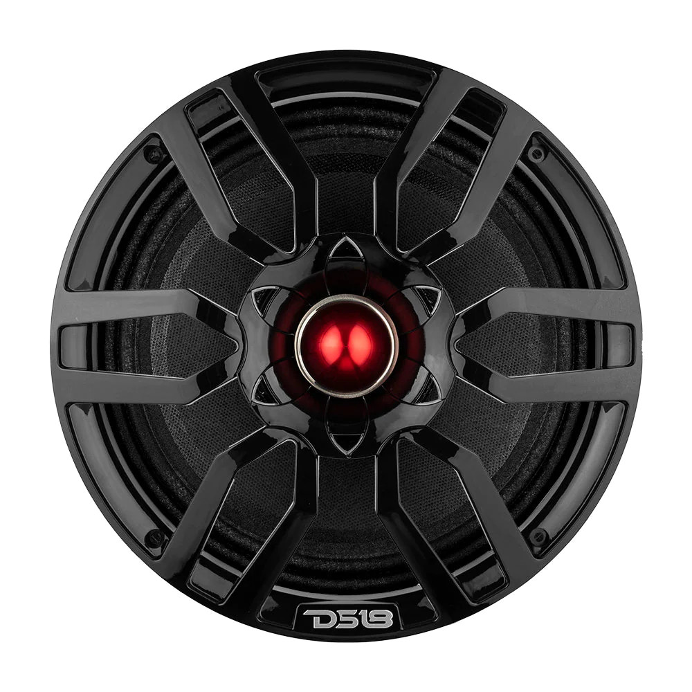 DS18 PRO 10" GRILL WITH BUILT IN TWEETER AND RGB LEDS