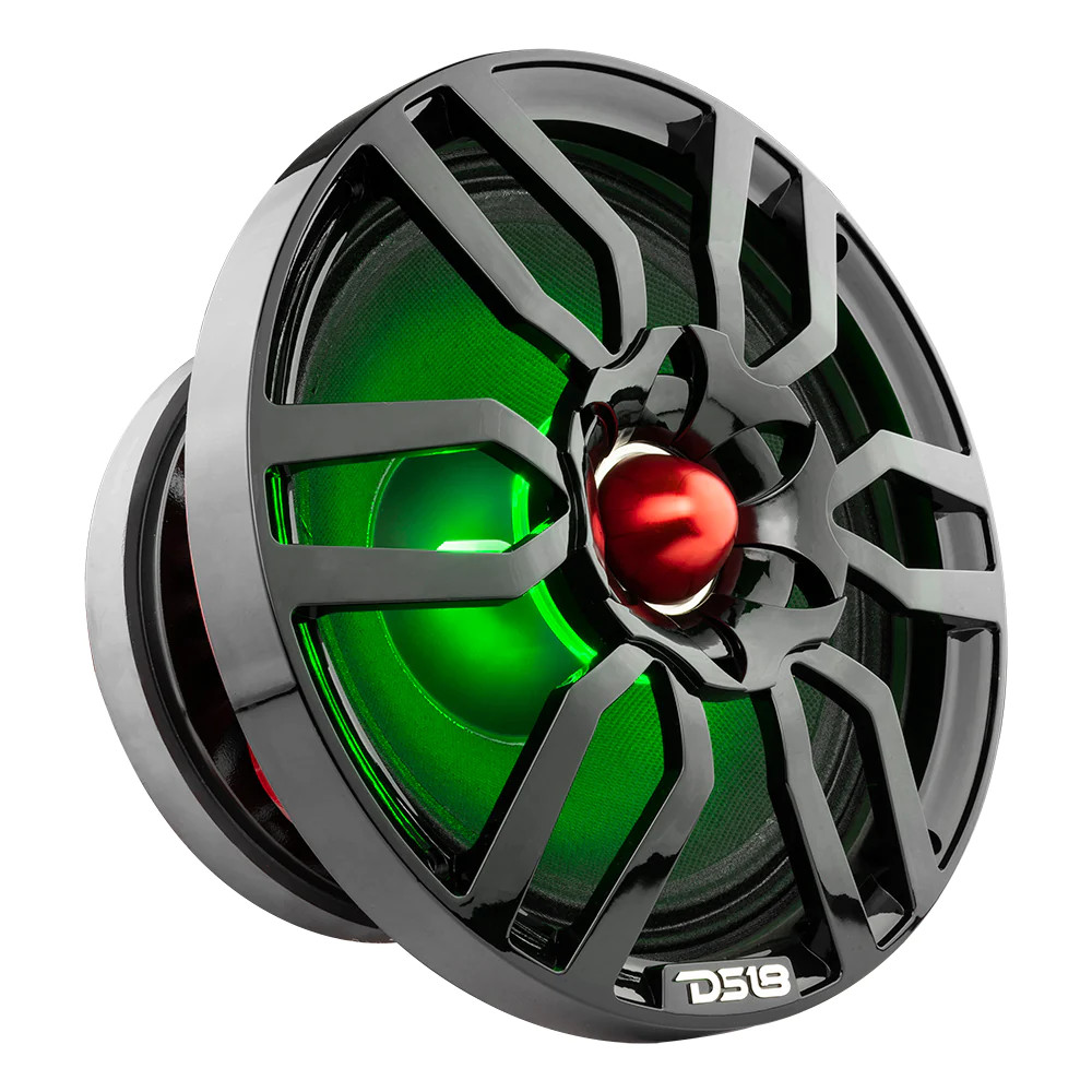 DS18 PRO 10" GRILL WITH BUILT IN TWEETER AND RGB LEDS